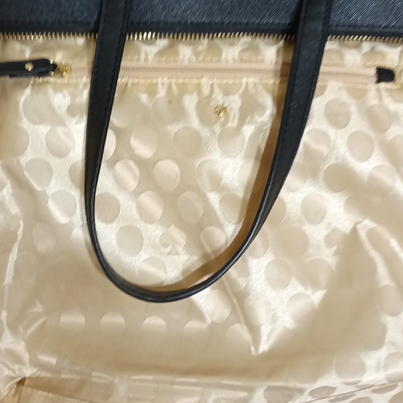 24oz Kate Spade black leather satchel with out shoulder strap - Picture 9 of 11